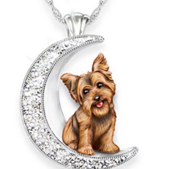 Jewelry - Reserved Samisme518-Crystal Scottie Pup Necklace